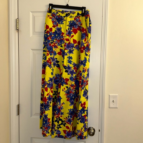 FLORAL WIDE-LEG PANTS by hutch from Anthropologie - Picture 2 of 6